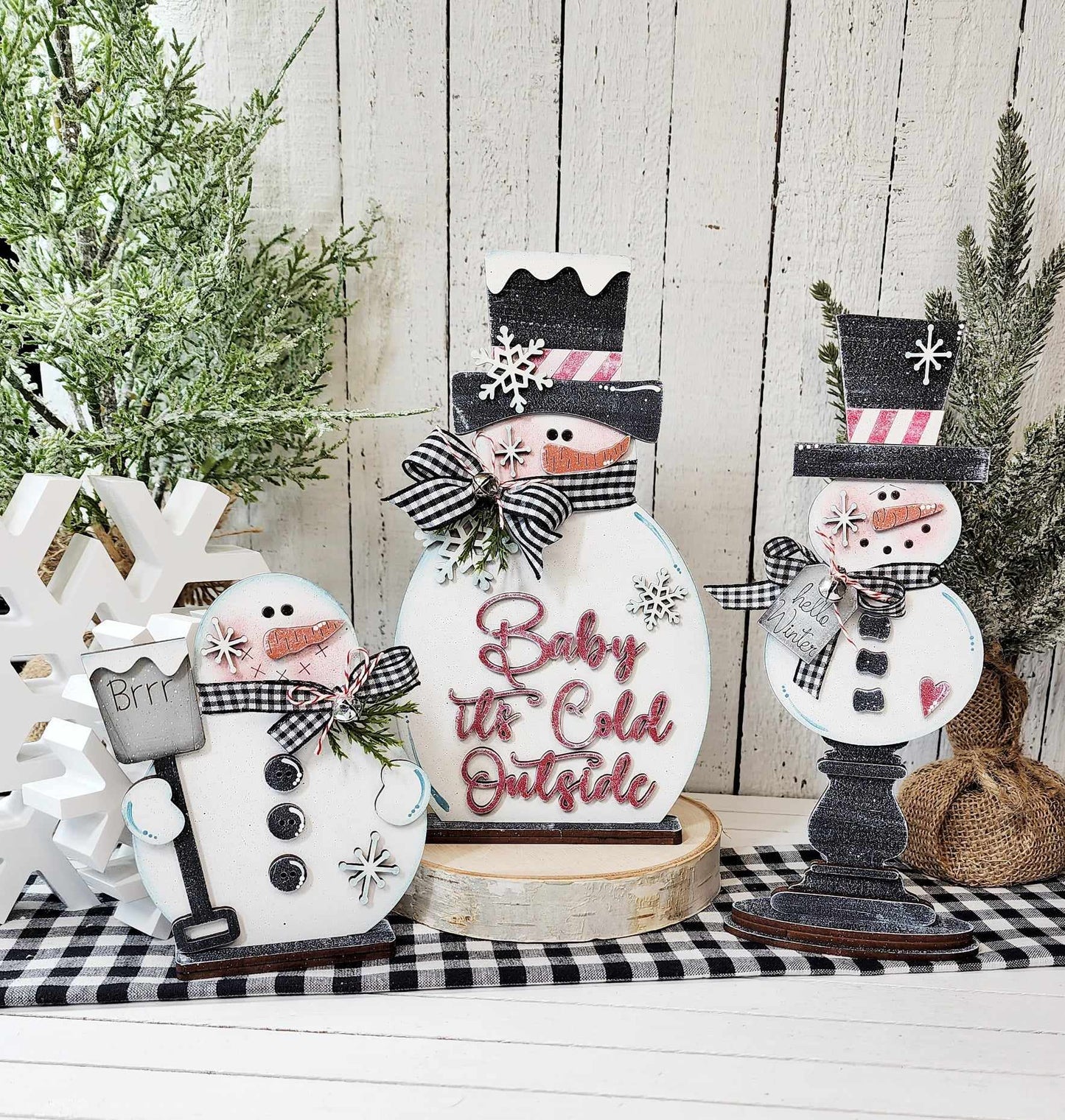 DIY Snowman Family Kit