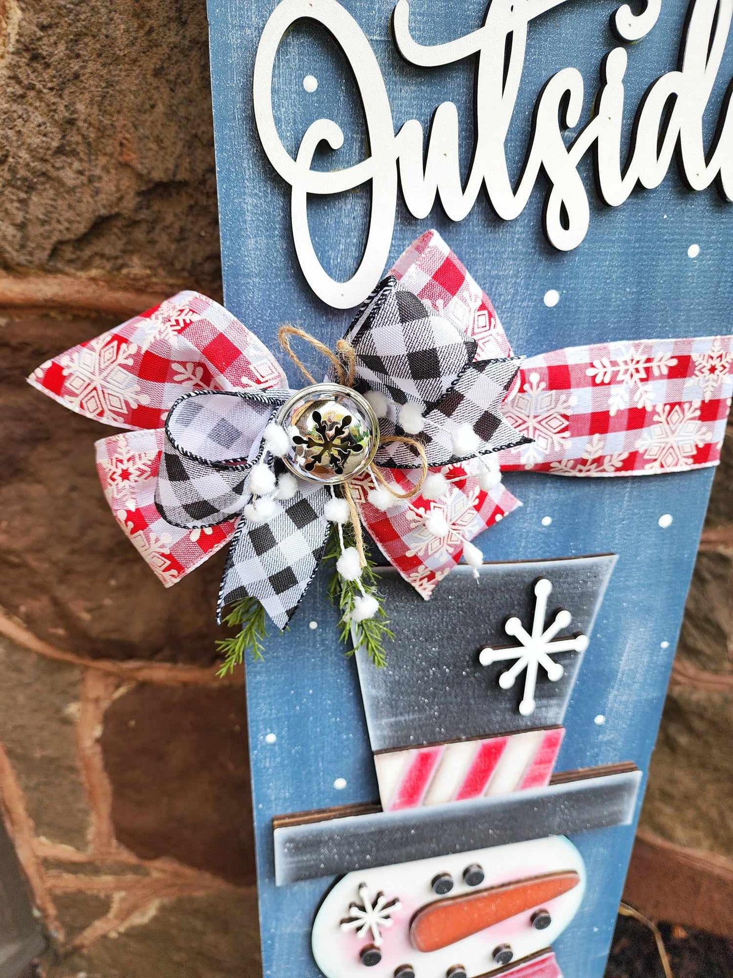 DIY Snowman Porch Sign Kit